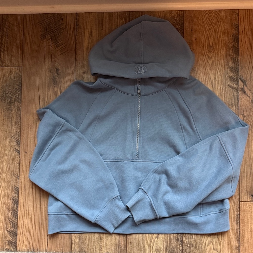 Lululemon Athletica Gray Half-Zip Hoodie